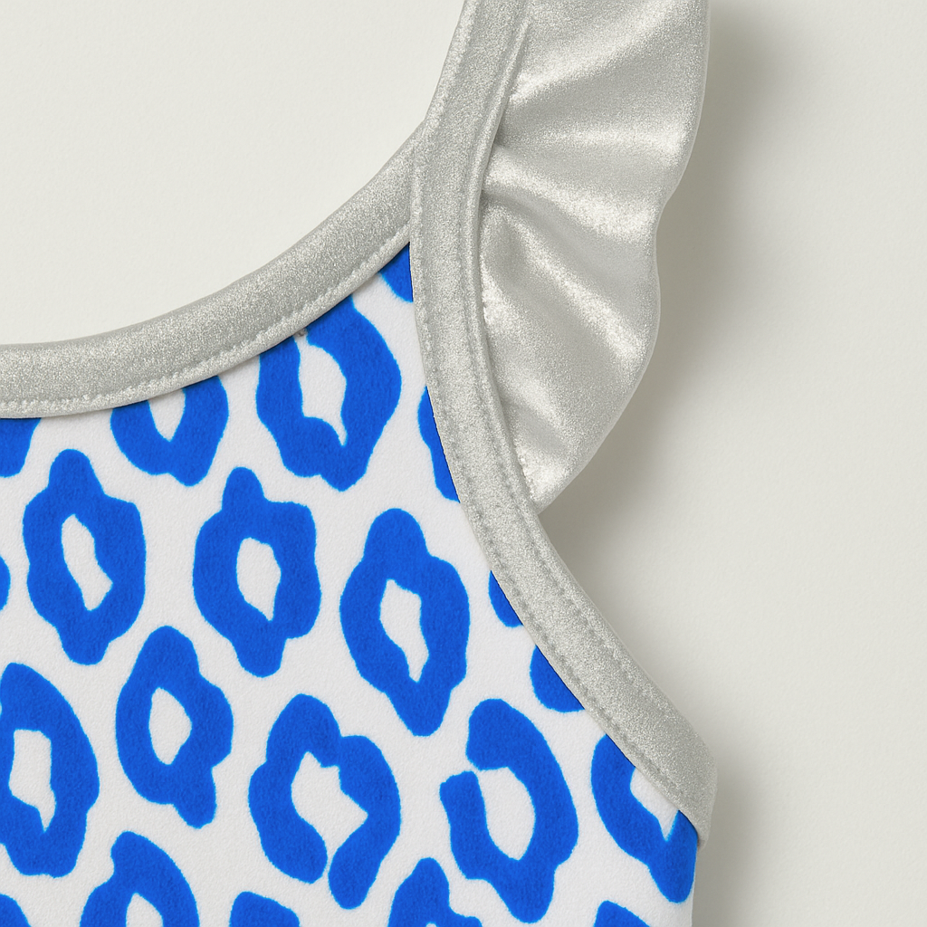 Maillot de bain Abby Panthère bleu imprimé