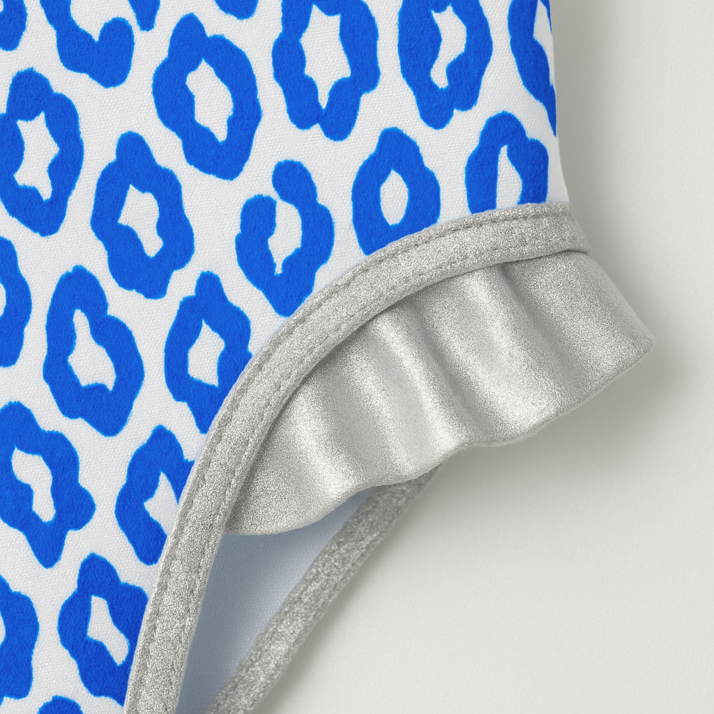 Maillot de bain Abby Panthère bleu imprimé