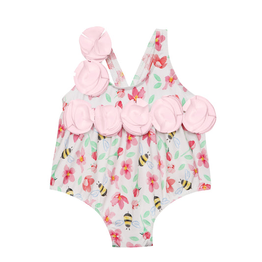 Maillot de bain 1 pièce bébé Anti UV Bees Bloomer