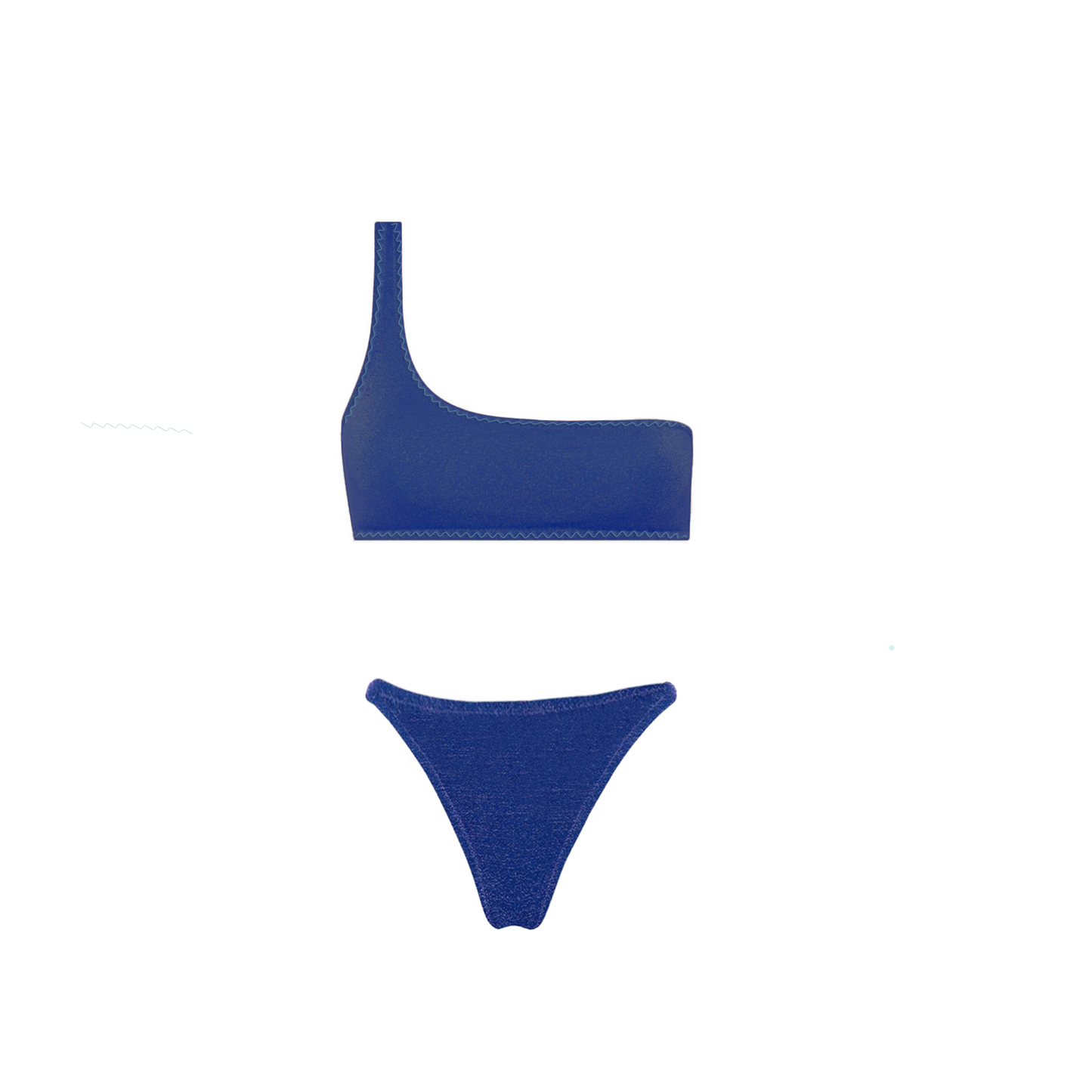 Maillot de bain deux pièces Fidji Santorin bleu
