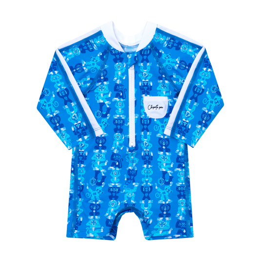 Combinaison de bain Anti UV JORDAN TOTEM BLEU