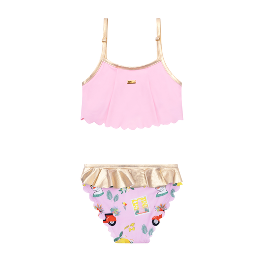 Maillot de bain 2 pièces Anti UV imprimé Dolce Vita Coraline