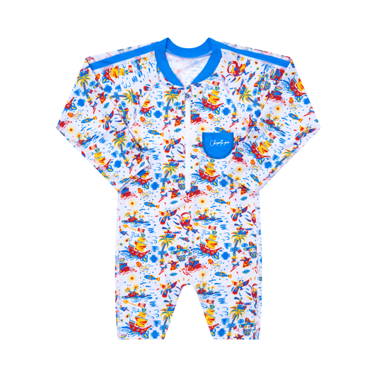 Combinaison de bain Anti UV imprimé Pirate