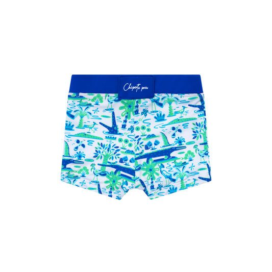 Boxer de bain Anti UV imprimé Crocodile