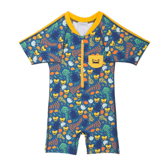 Combinaison de bain Anti UV Imprimé tiger surfsuit