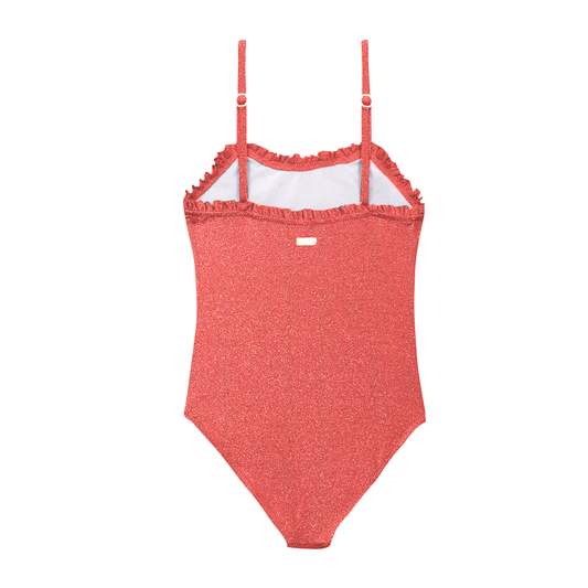 Maillot de bain une pièce Lily Bandidos corail