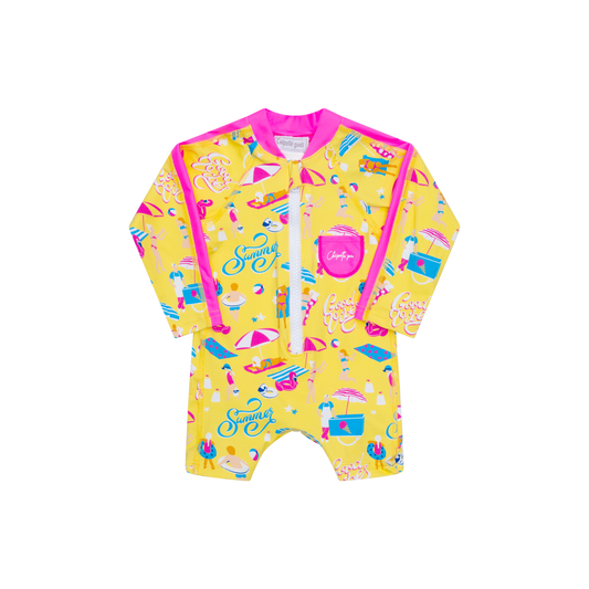 Combinaison de bain Anti UV Imprimé Summer surfsuit