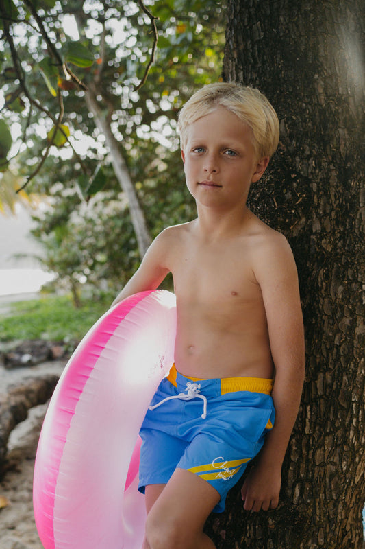 Short de bain Blue & Safran