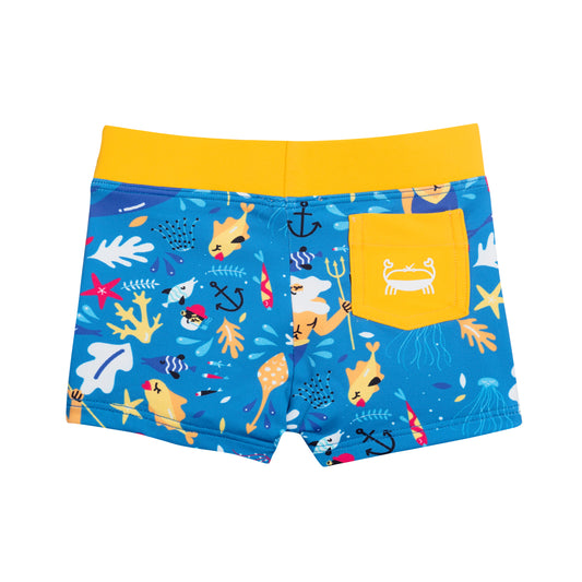Boxer de bain Anti UV imprimé Posèidon marine Nico