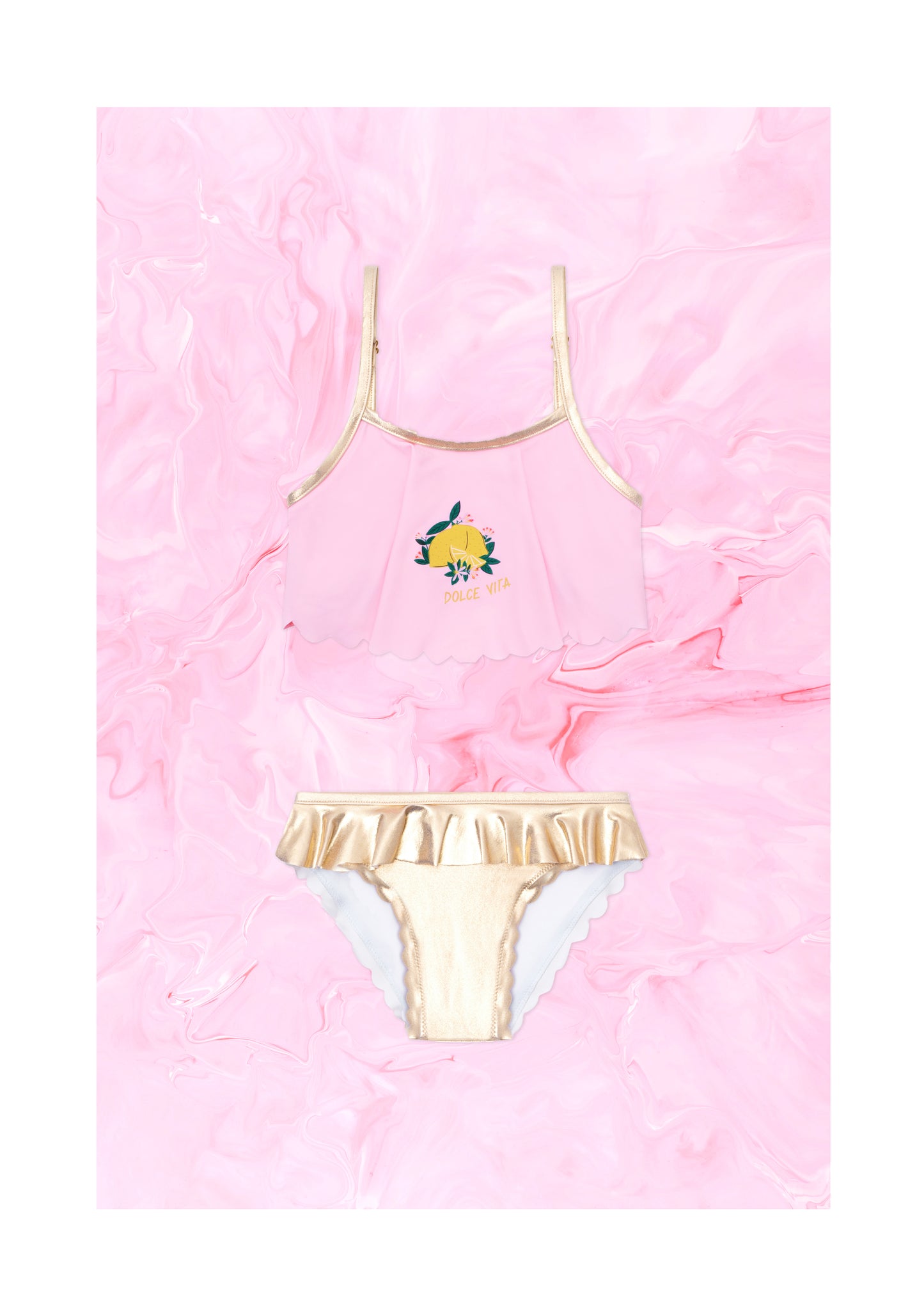 Maillot de bain deux pièces enfant Dolce Vita Coraline color