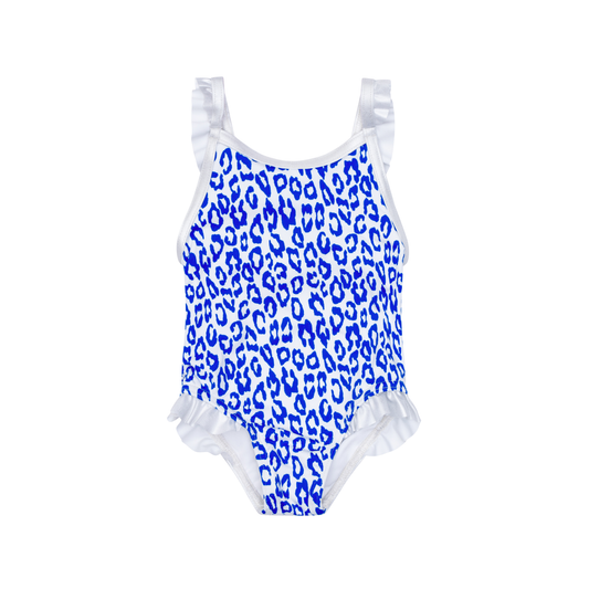 Maillot de bain Abby Panthère bleu imprimé
