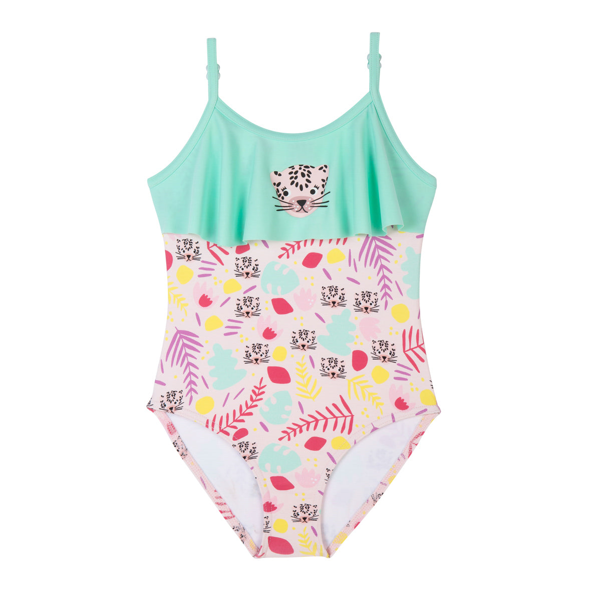 Maillot de bain une pièce enfant Aimee panthère rose