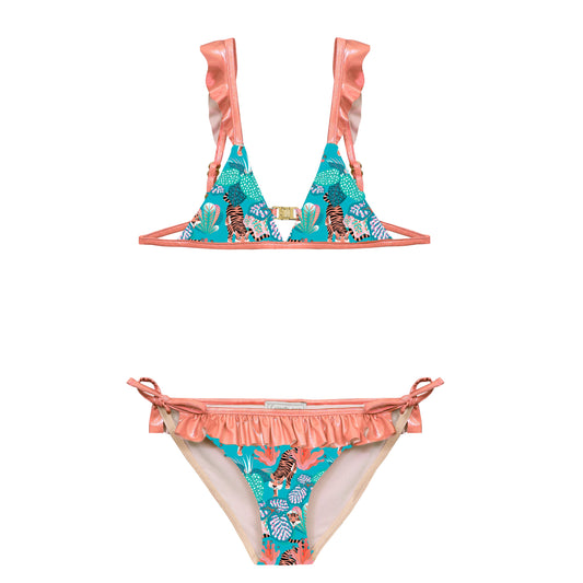 Maillot de bain deux pièces enfant anti UV Bebelle tiger