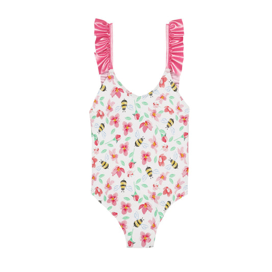 Maillot de bain enfant fille une pièce Anti UV imprimé Bella Bees