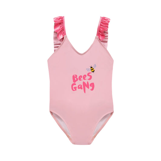 Maillot de bain enfant fille une pièce Anti UV Bella color Bees