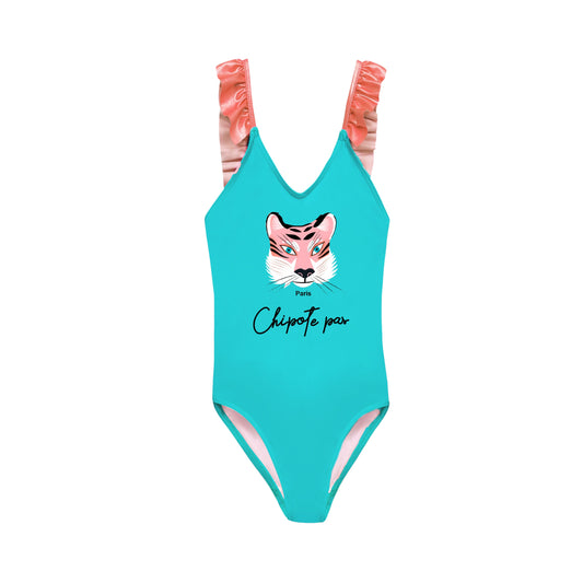 Maillot de bain une pièce enfant anti UV Bella Tiger color