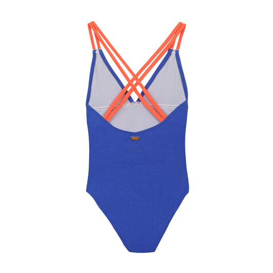 Maillot de bain une pièce Blue color junior