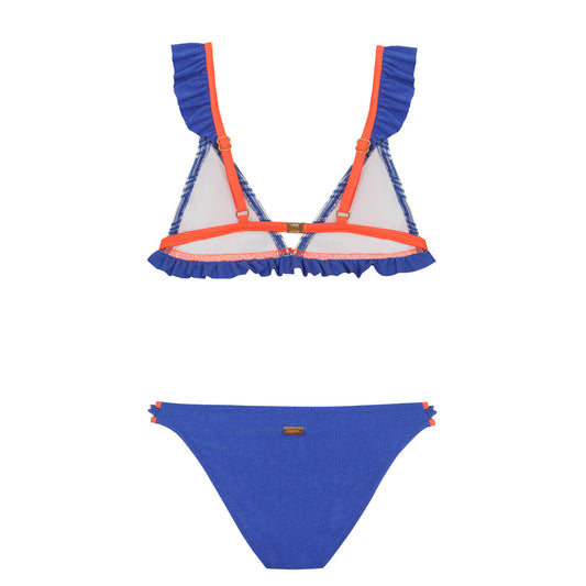 Maillot de bain deux pièces bleuene junior