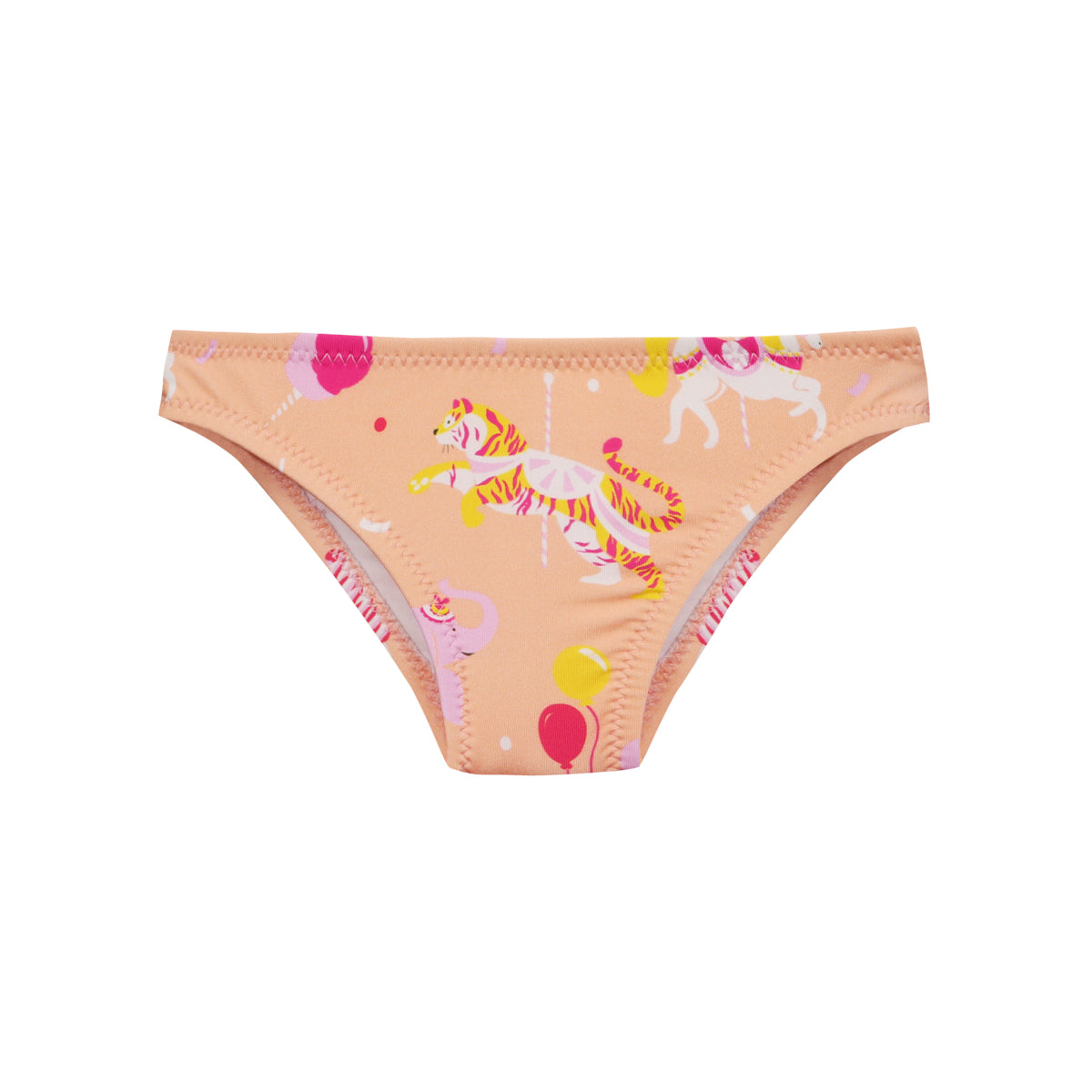 Slip de bain Anti UV volants imprimé Carroussel Cassandra