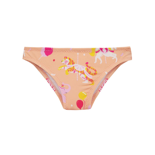 Slip de bain Anti UV volants imprimé Carroussel Cassandra