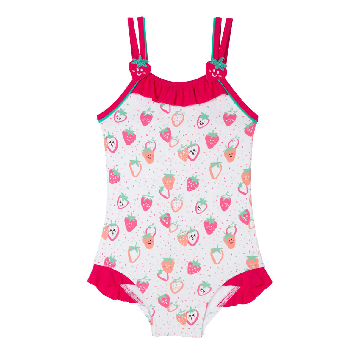 Maillot de bain une pièce enfant fraise Charlyse
