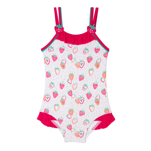 Maillot de bain une pièce enfant fraise Charlyse