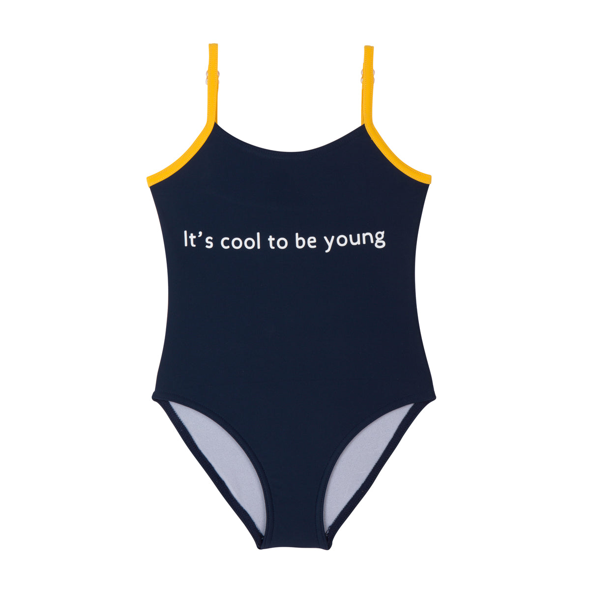 Maillot de bain une pièce enfant uni Marin Daphné