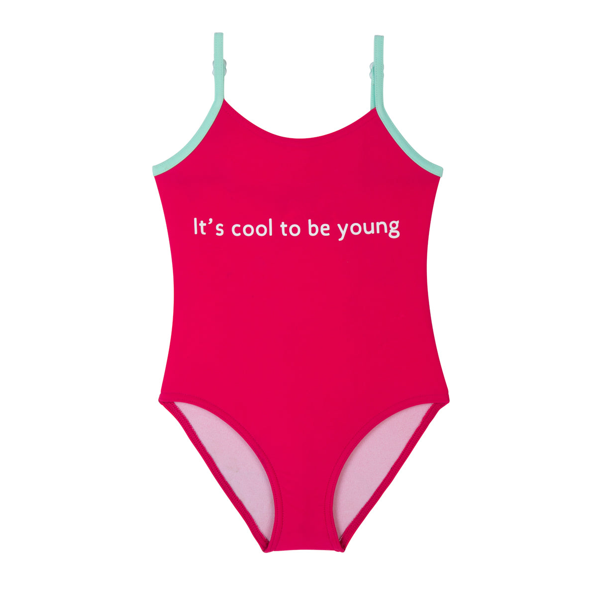 Maillot de bain une pièce enfant Daphné uni fresia