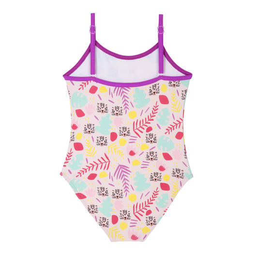 Maillot de bain 1 pièce Anti UV imprimé Panthère rose Daphné