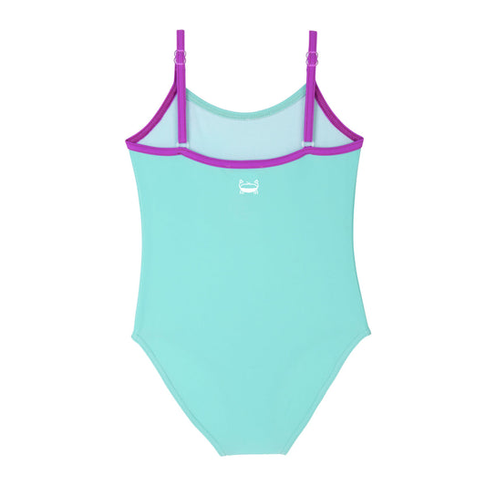 Maillot de bain une pièce enfant uni Frozen Daphné