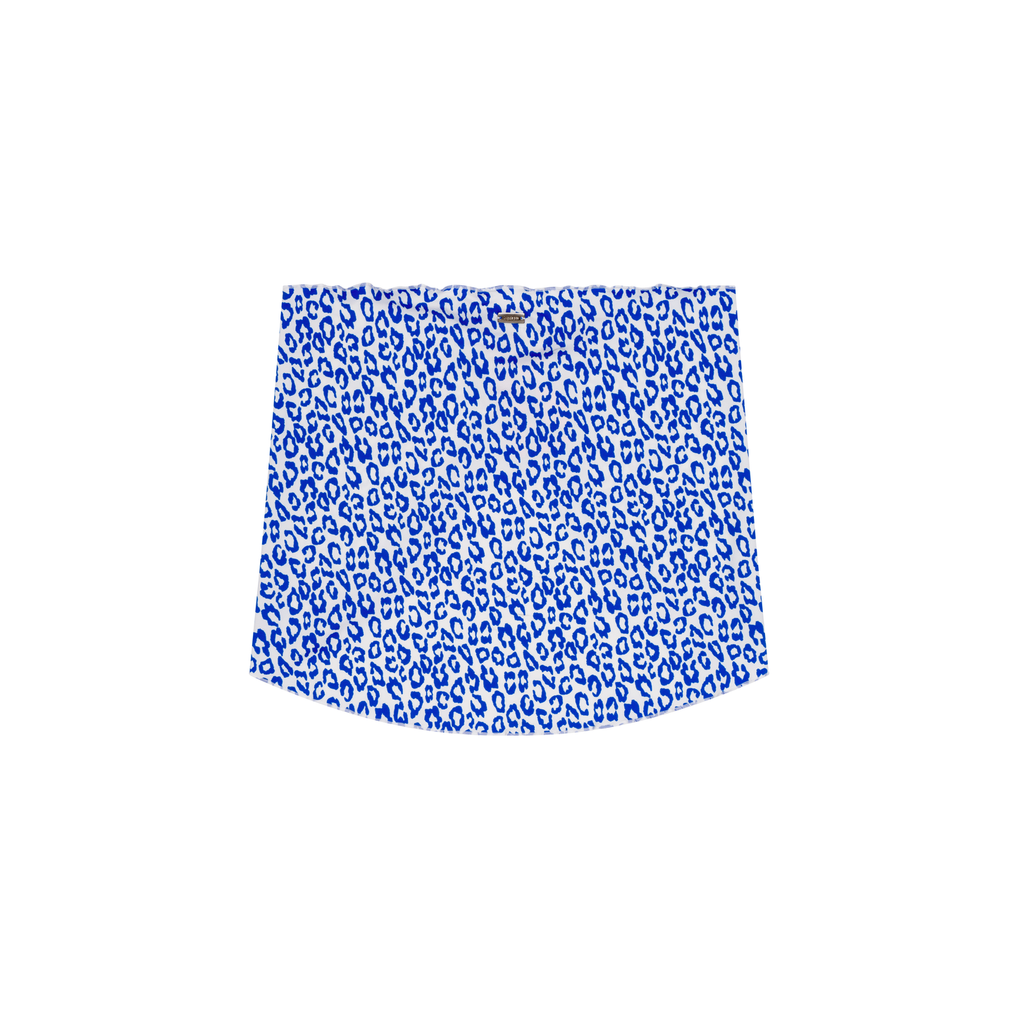 Paréo de bain une pièce panthère bleu print junior