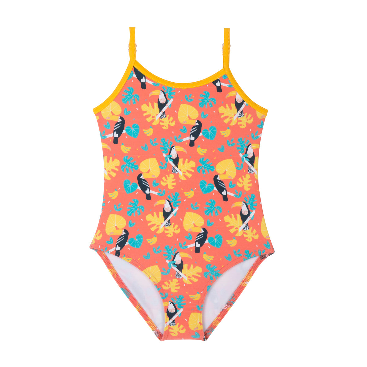 Maillot de bain 1 pièce Anti UV imprimé Toucan Daphné
