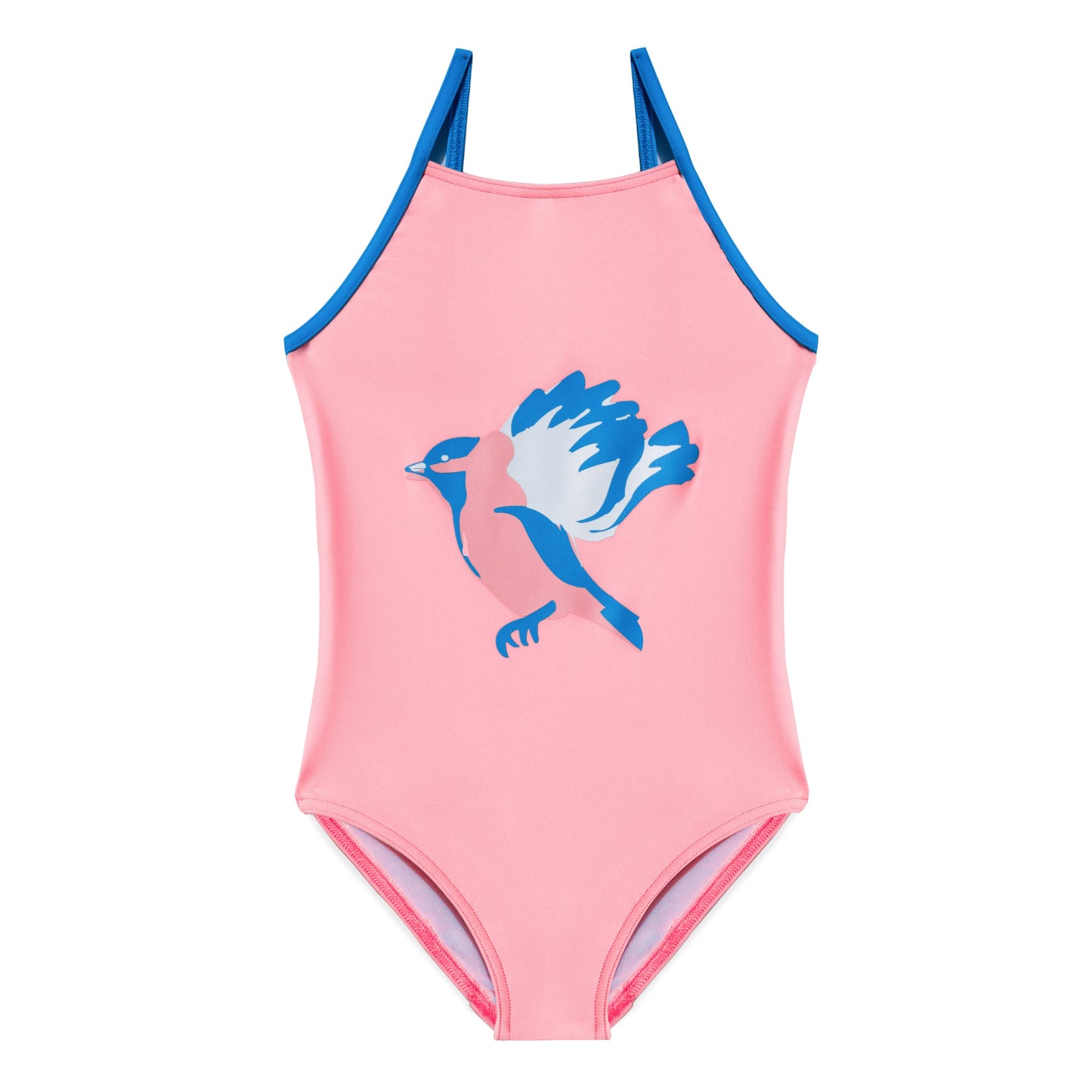 Maillot de bain 1 pièce Anti UV uni Oiseaux