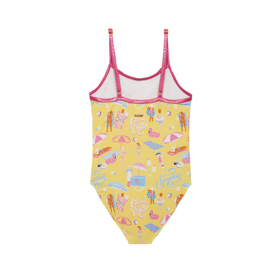 Maillot de bain enfant 1 pièce Anti UV imprimé Léa Summer
