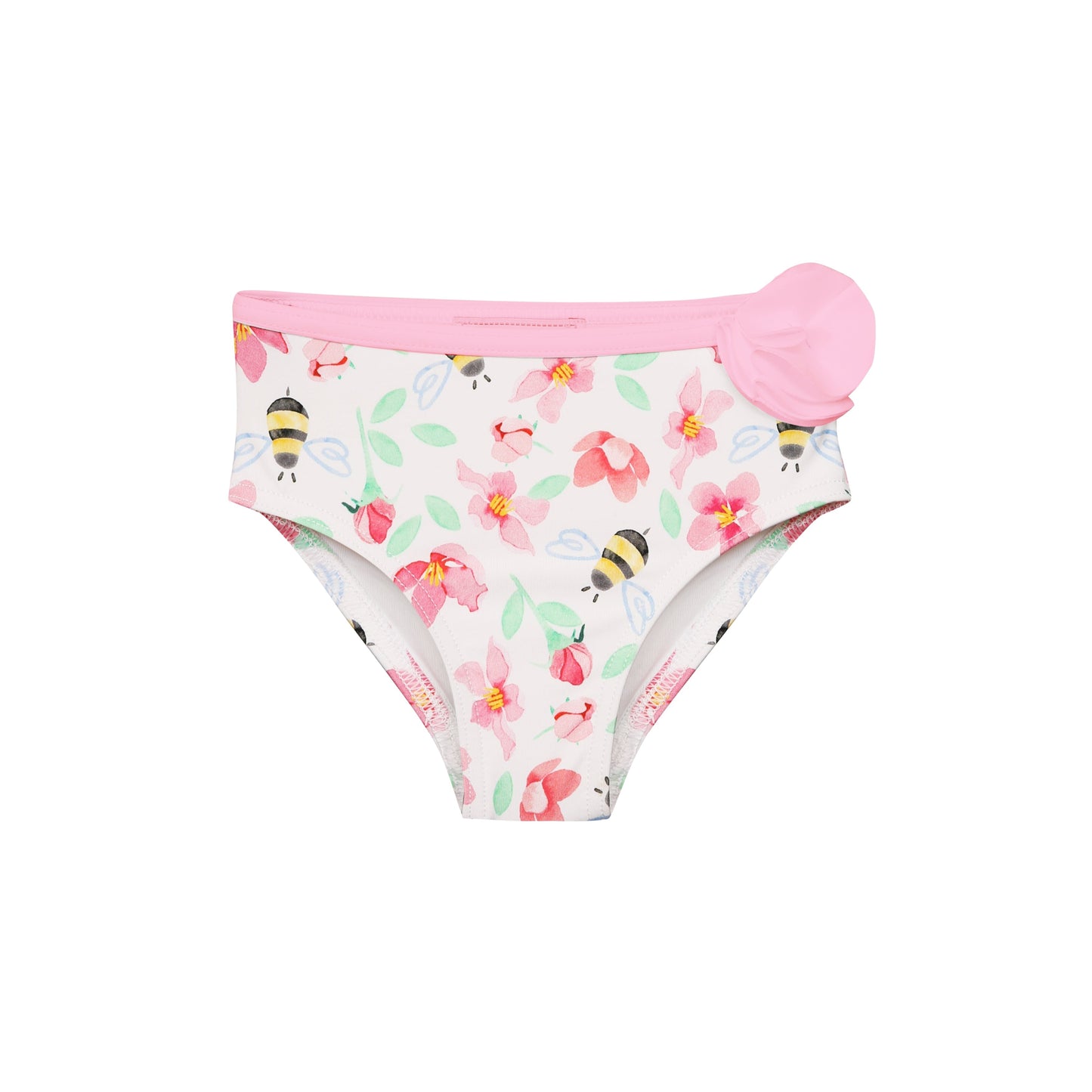 Slip de bain Anti UV volants imprimé Bees Lou