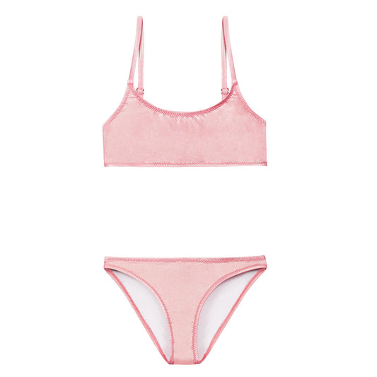 Maillot de bain deux pièces Ilona poudre junior