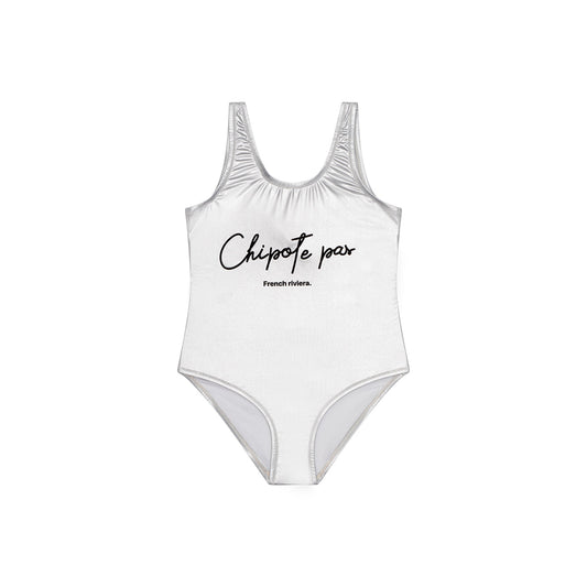 Maillot de bain une pièce argent color junior Body Swim argent signature