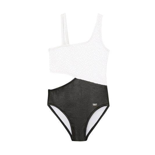 Maillot de bain une pièces White & Black Angela junior