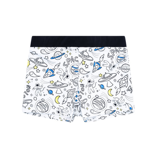Boxer de bain Anti UV imprimé Space