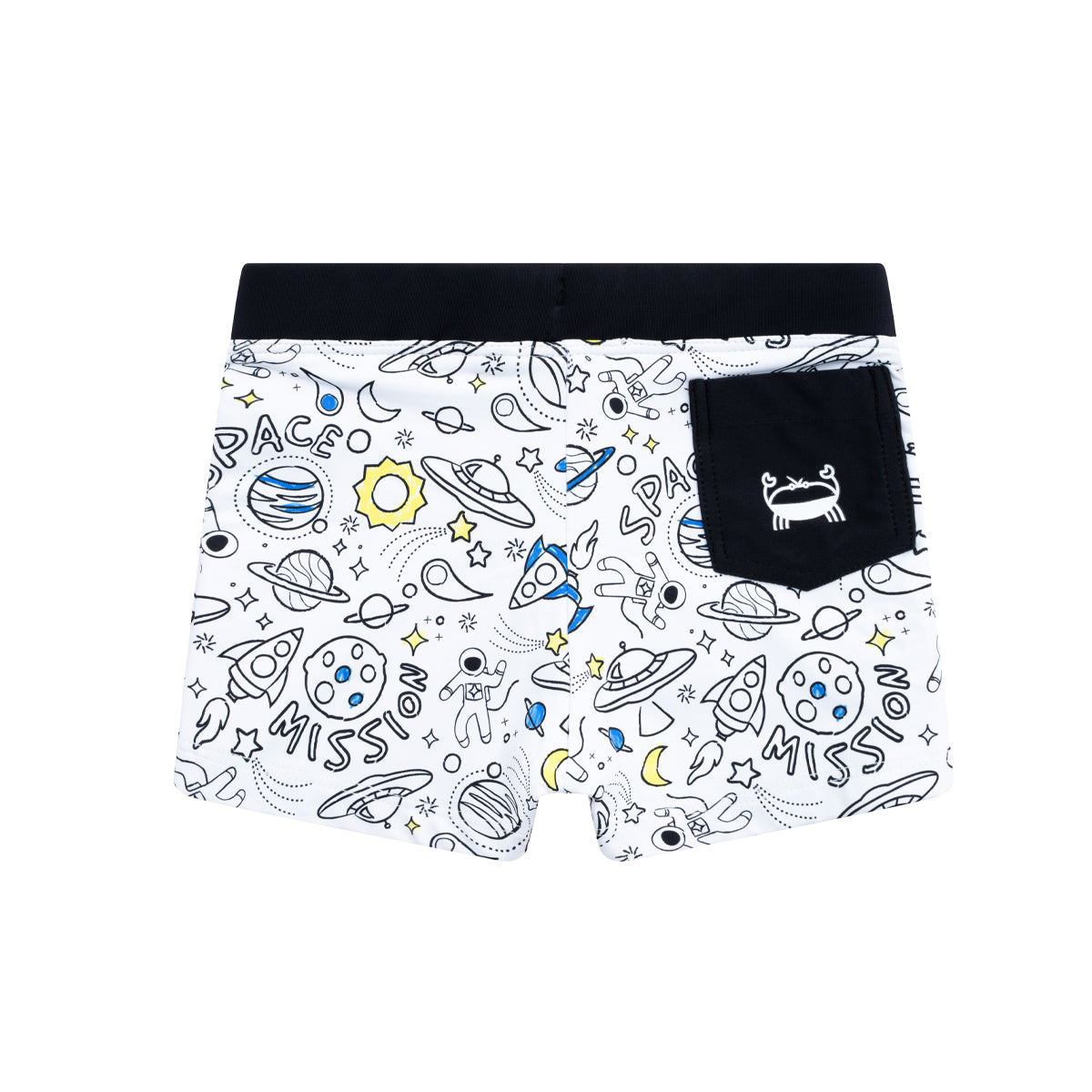 Boxer de bain Anti UV imprimé Space
