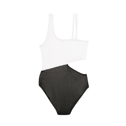 Maillot de bain une pièces White & Black Angela junior