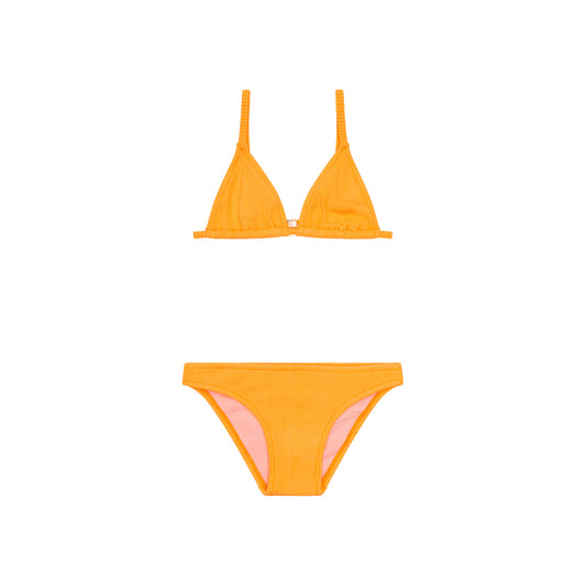 Maillot de bain deux pièces Rosalie color Abricot junior