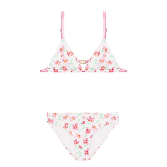 Maillot de bain ROSALIE RÉF 2EST22-23 BIKINI 2 pièces imprimé fleurs