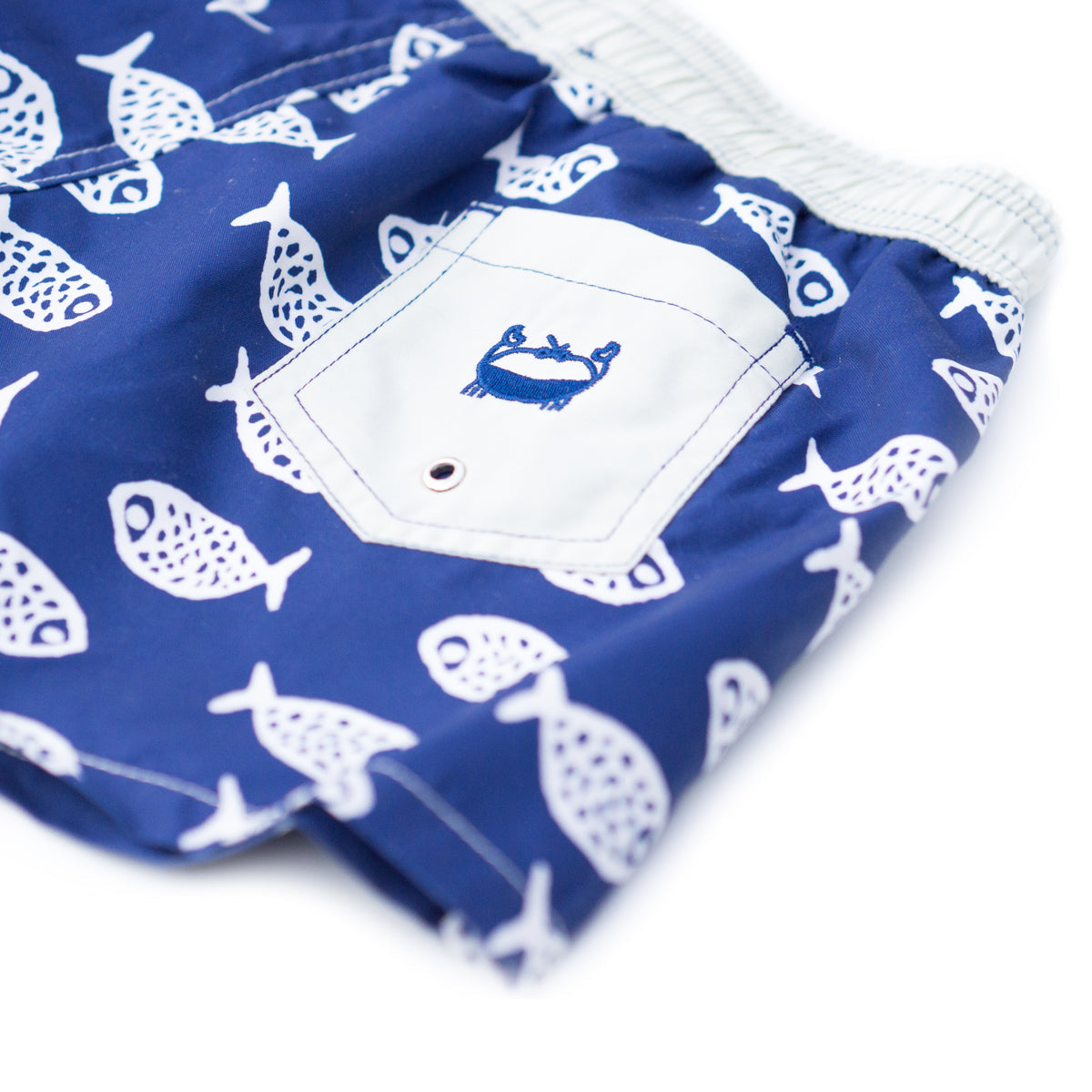 Short de bain imprimé Poisson Warren