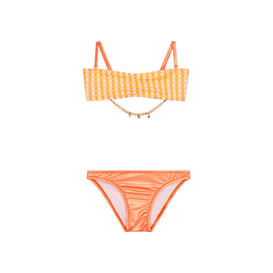 Maillot de bain deux pièces SHABANA Vichy junior