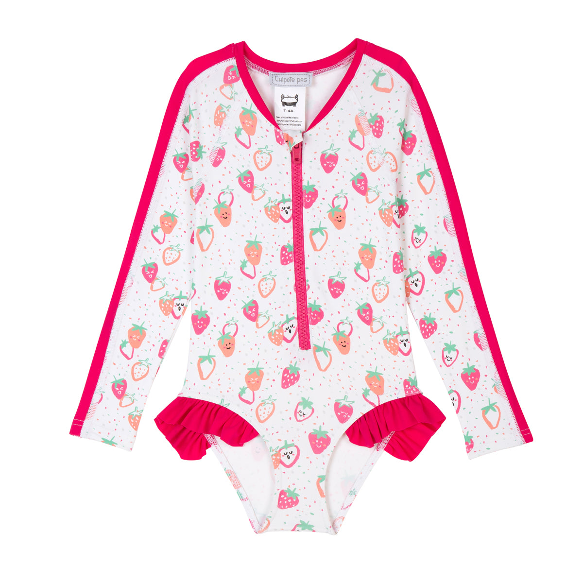 Combinaison de bain Anti UV Fraise Surfsuit