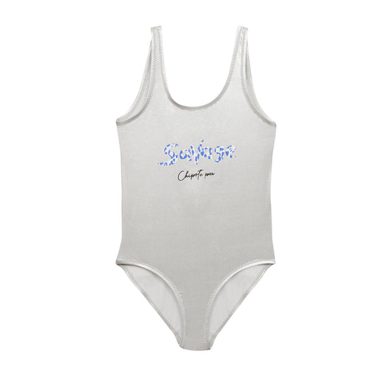 Maillot de bain une pièce Swim panthère bleu