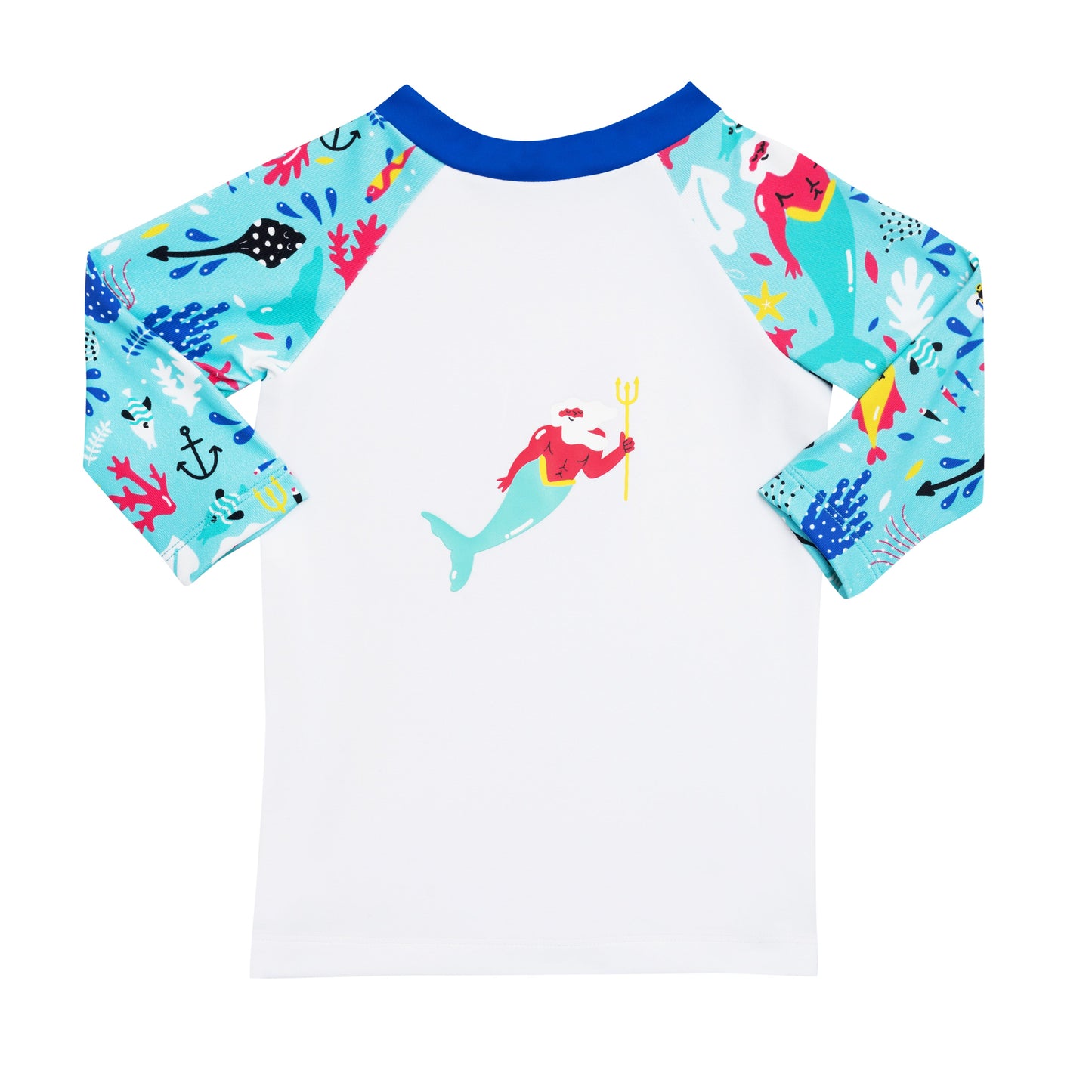 T-shirt de bain Anti UV posèidon Tom turquoise