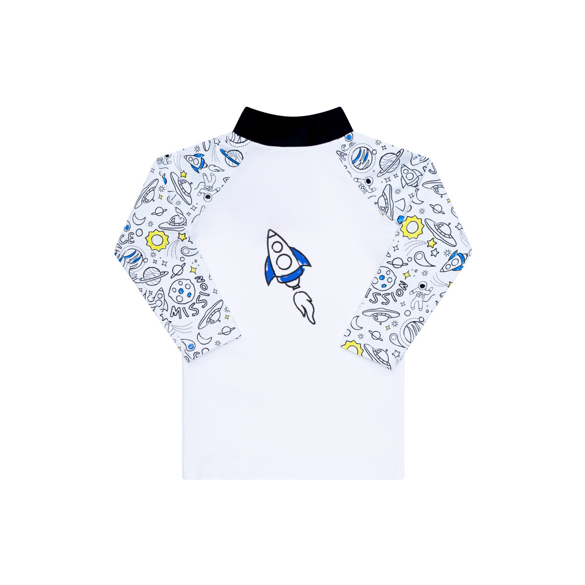 T-shirt de bain Anti UV imprimé Space