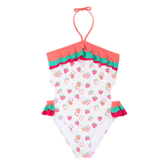 Maillot de bain une pièce enfant fraise Ulysse